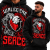 BLUZA Z KAPTUREM SPORTY WALKI  WALECZNE SERCE
